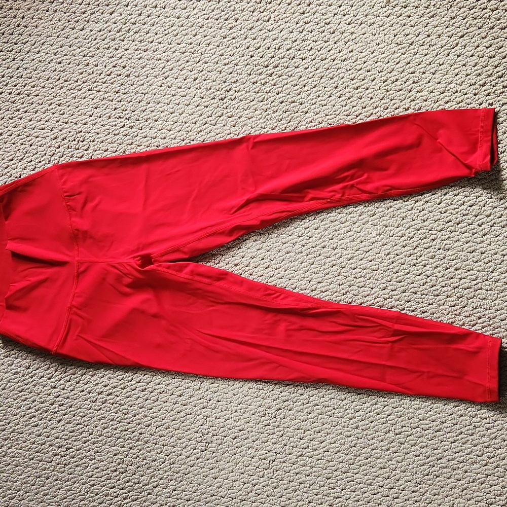 NWOT Womens Born Primitive Go To Leggings Medium Red